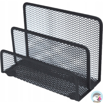 Stojak na koperty NATUNA siatka czarny 175x135x75mm (Z901)