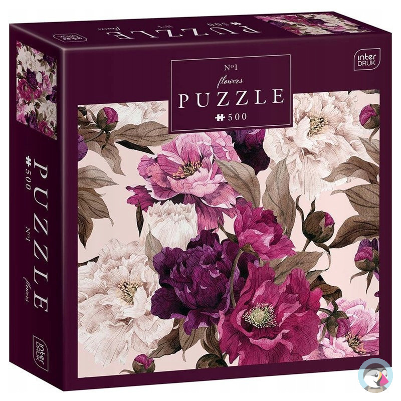 Puzzle 500 Flowers 1 PUZ500FLO1 INTERDRUK