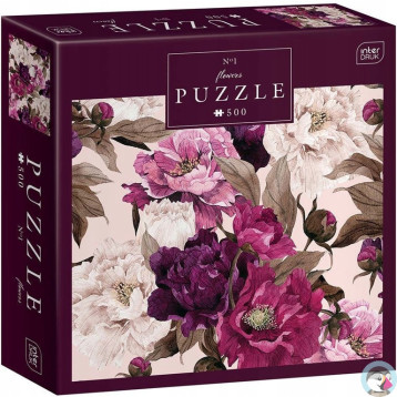 Puzzle 500 Flowers 1 PUZ500FLO1 INTERDRUK