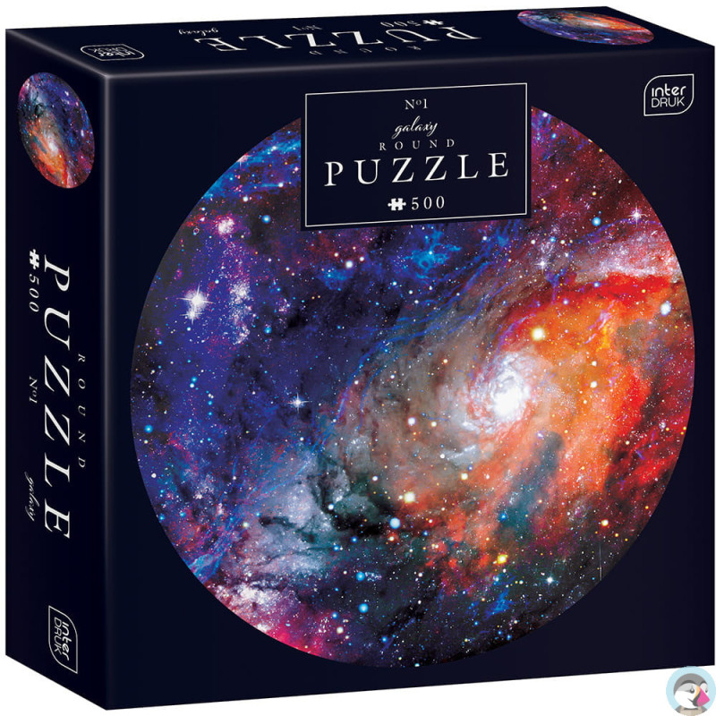 Puzzle 500 Round Galaxy 1 PUZ500RG1 INTERDRUK