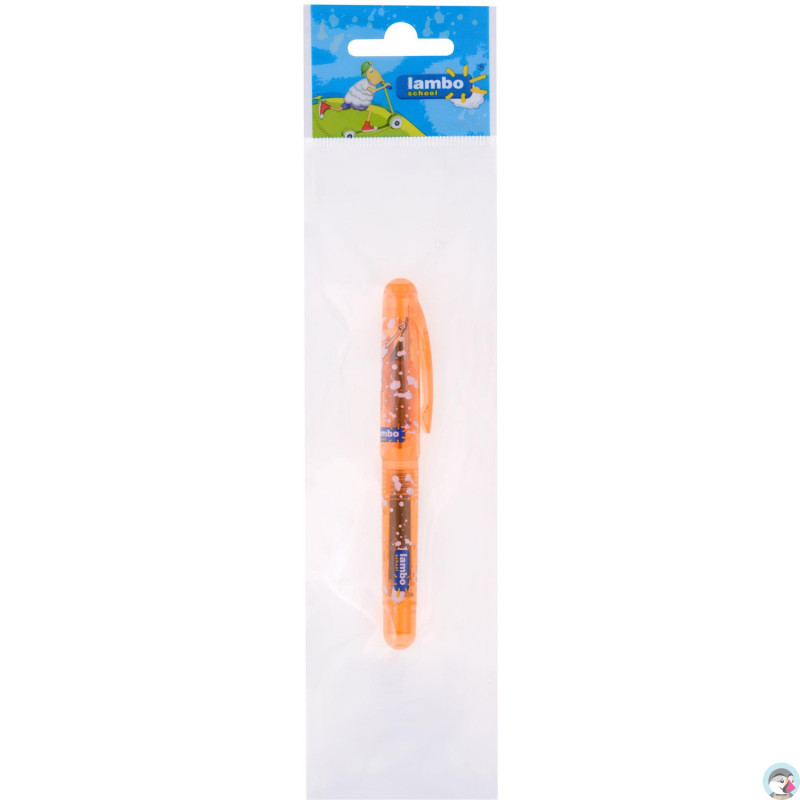 Pióro na naboje fantazyjne LAMBO SCHOOL etui KPLL440