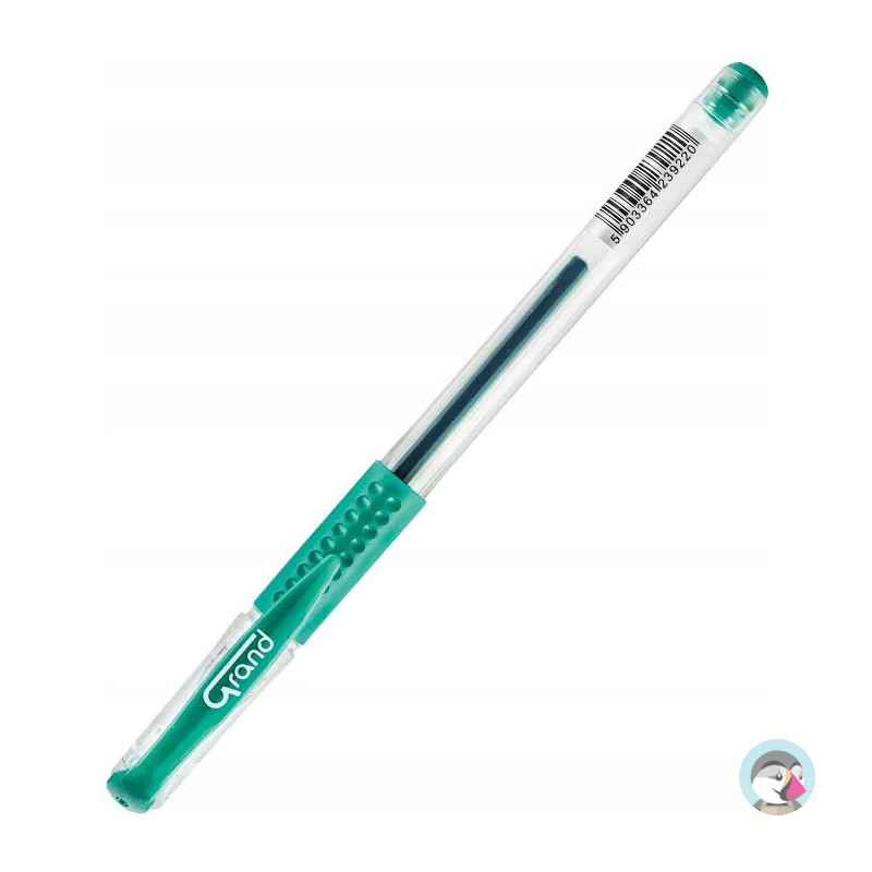 Pióro żelowe GR101 zielony 160-1028 GRAND