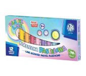 Plastelina dla dzieci zestaw 12 kolorów pastelowa zapachowa 303114001 ASTRA