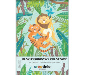 Blok rysunkowy szkolny A4 kolorowy 10 kartek 80g CREATINIO 400176665 TOP 2000