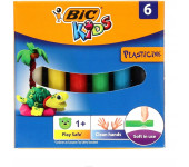 Plastelina szkolna 6 kolorów 947712 BIC