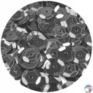 Cekiny hologramowe 8mm szare H130 BREWIS