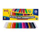 Plastelina dla dzieci kwadratowa 18 kolorów zestaw 83814904 ASTRA
