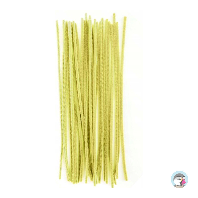 Druty pluszowe 30cm żółte (neonowe) DPK-05 ALIGA