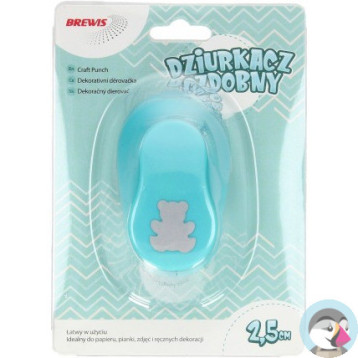 Dziurkacz ozdobny 2,5 cm MIŚ D25-12 BREWIS