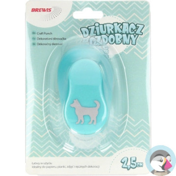 Dziurkacz ozdobny 2,5 cm PIES D25-59 BREWIS