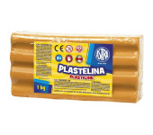 Plastelina szkolna dla dzieci 1kg pomarańczowa 303111005 ASTRA