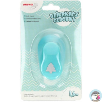 Dziurkacz ozdobny 1,6cm CHOINKA D16-13 BREWIS