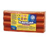 Plastelina szkolna dla dzieci 1kg czerwona 303111006 ASTRA
