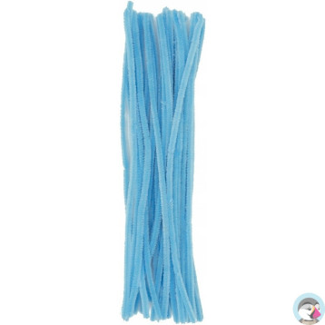 Druty pluszowe DPK-25 6mm x 30cm błękitne (40 szt.) ALIGA
