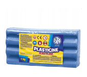 Plastelina szkolna dla dzieci 1kg niebieska 303111012 ASTRA