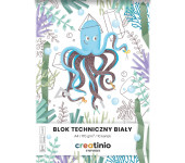Blok techniczny A4 10k 170g biały CREATINIO 400176667 TOP 2000