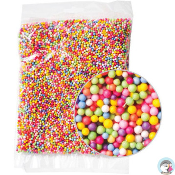 Kulki styropianowe mix kolorów 4mm 10g. KSK-MIX ALIGA