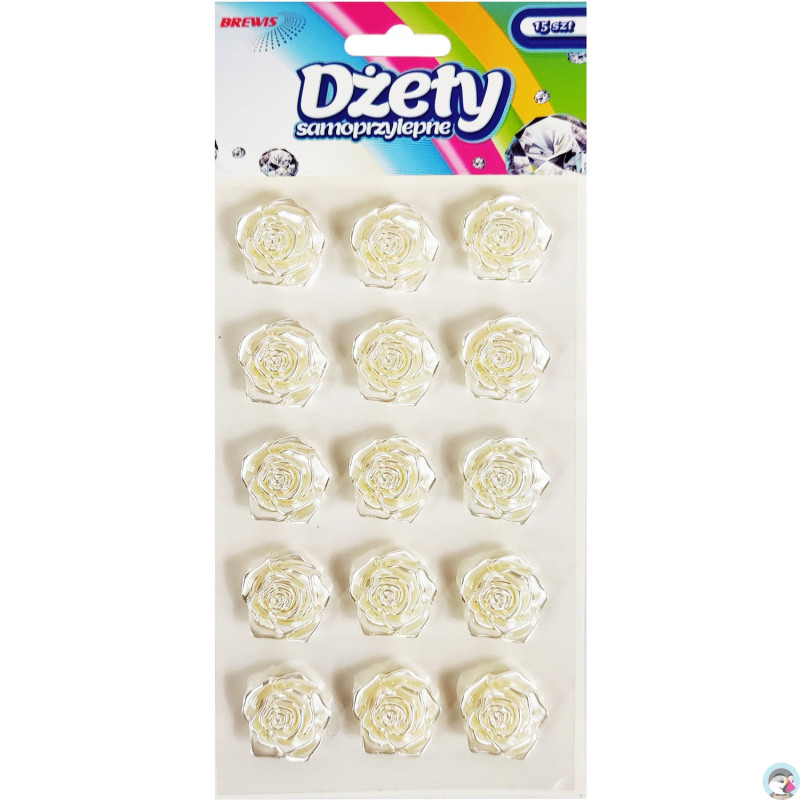 Dżety DSK4 Róże białe 15szt. BREWIS