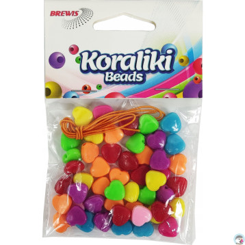 Koraliki do nawlekania serca KO1 BREWIS