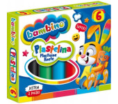 Plastelina dla dzieci Zestaw 6 kolorów BAMBINO St.Majewski