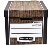 Pudło archiwizacyjne brązowe WOODGRAIN bankers box (10szt) 0061002 FELLOWES