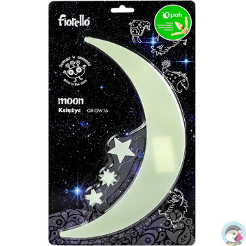 Ozdoby fluorescencyjne KSIĘŻYC I GWIAZDY 6szt. GR-GW16 170-2812 FIORELLO