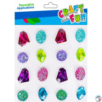 Kryształki samoprzylepne SZLACHETNE (16 szt) 501437 CRAFT WITH FUN