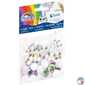 Oczka samoprzylepne z rzęsami GR-KE3P3 FIORELLO 170-2608
