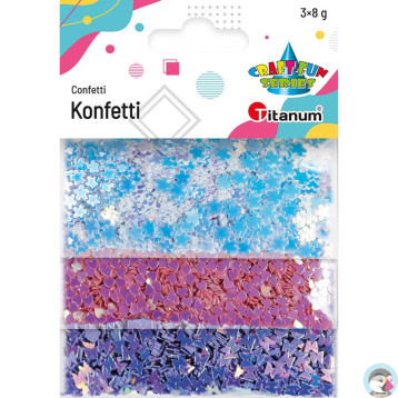 Konfetti kwiaty, serca, motyle 472942 TITANUM