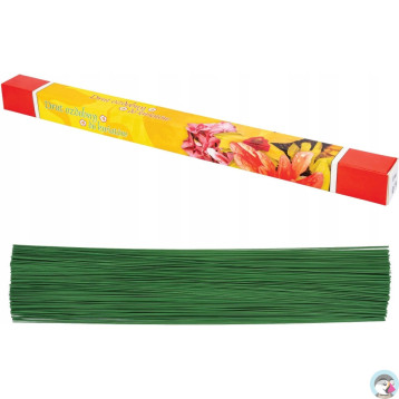 Druty florystyczne zielone 1,2mm dł. ok.40cm 1kg DA-1664 ALIGA
