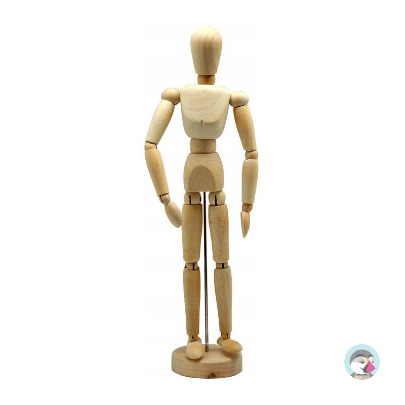 Manekin drewniany 20cm-model postaci ludzkiej A12201
