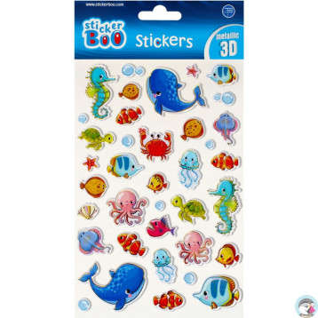 Naklejki 140x260 S-BOO MET3D RYBKI 493714