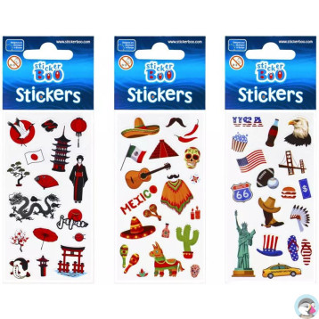 Naklejki 66x180 S-BOO WORLD TRAVEL USA-MEXICO 489560