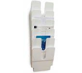 Pojemnik na ulotki A4 pionowy biały FLEXIPLUS 6 1700008011 DURABLE