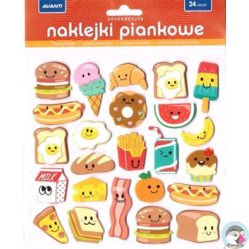 Naklejki dekoracyjne piankowe mix wzorów AVANTI
