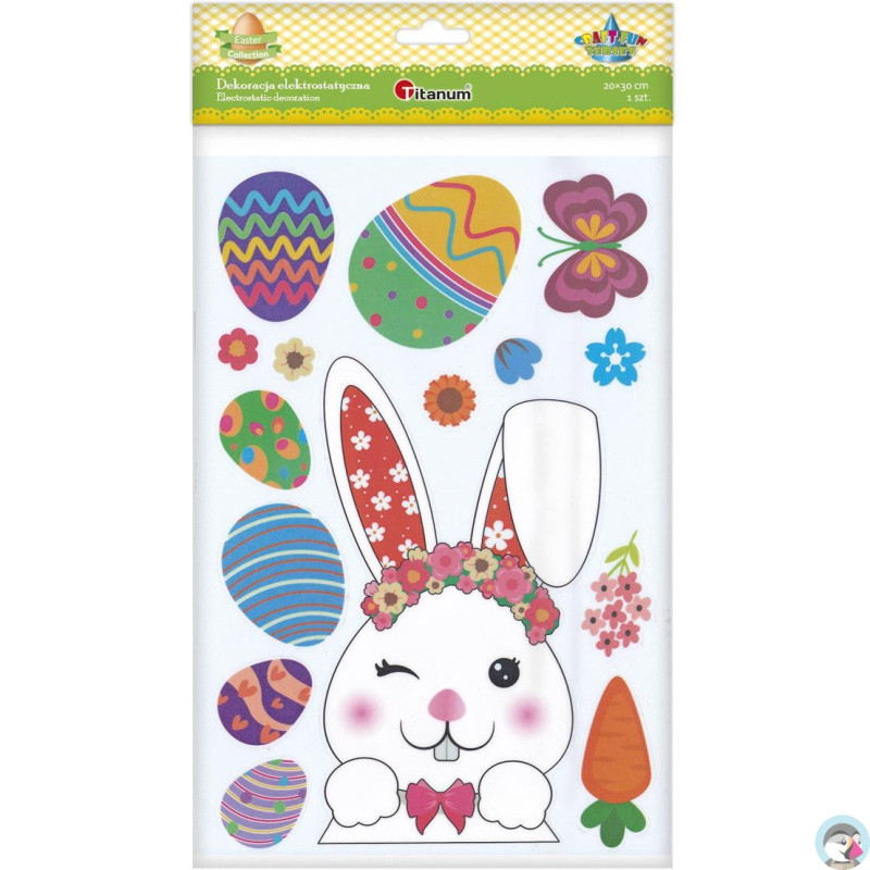 Naklejka Craft-Fun Series Wielkanoc Dekoracja elektrostatyczna 491330 TITANUM