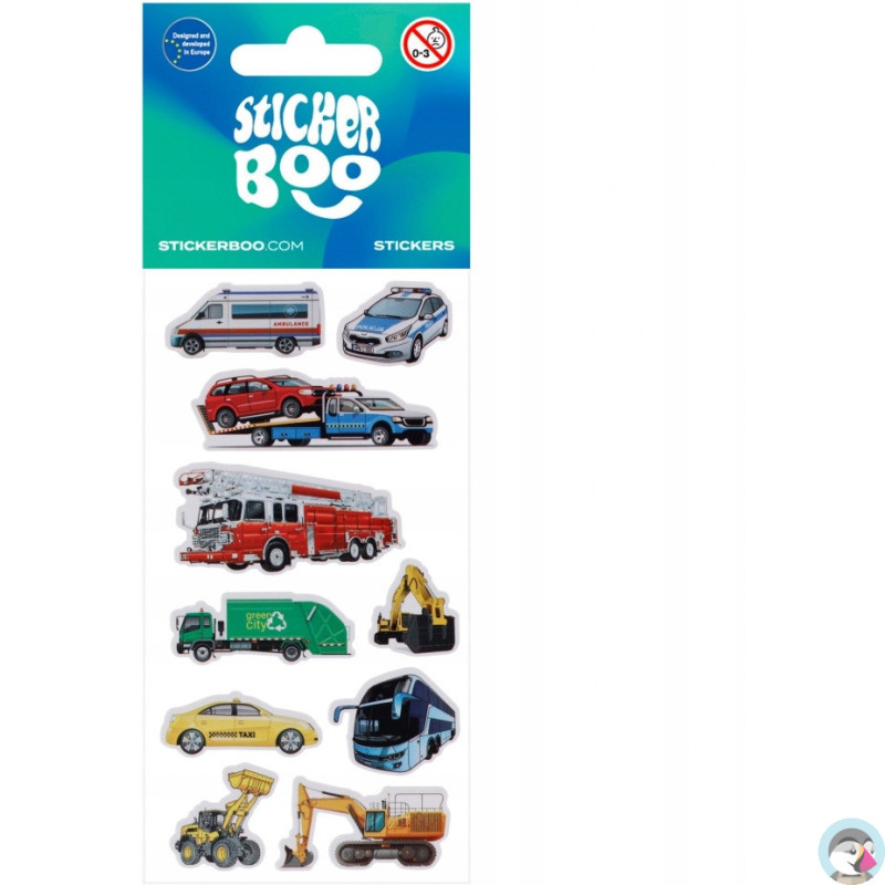 Naklejki 60x180mm AUTA 534609 STICKERBOO