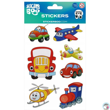 Naklejki 140x260mm POJAZDY 537777 STICKERBOO