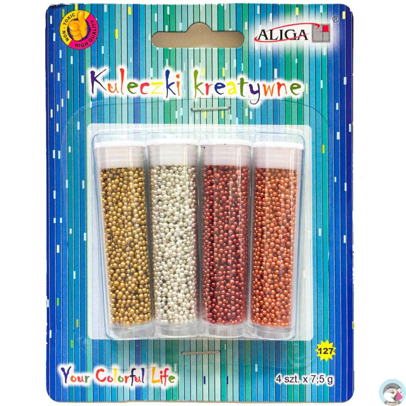Kuleczki kreatywne 4 kolory x 7,5g. MT-3779 ALIGA