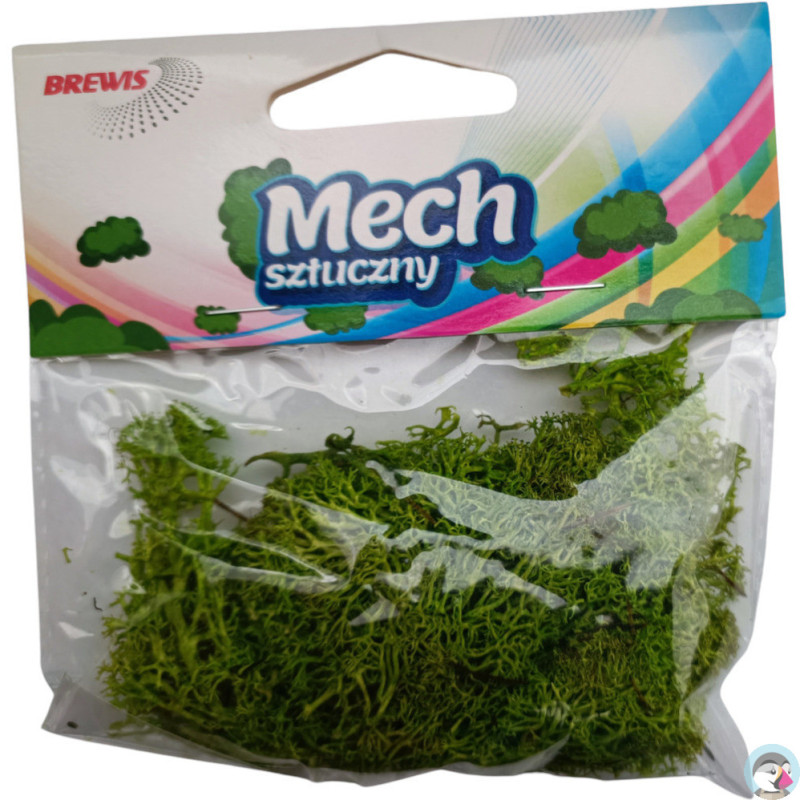 Mech sztuczny ozdobny ciemnozielony 10g MS2 BREWIS