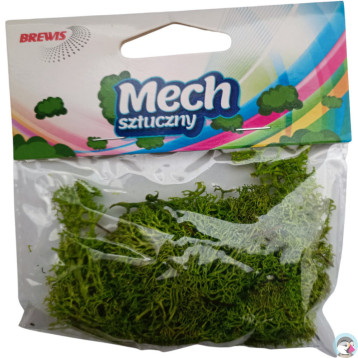 Mech sztuczny ozdobny ciemnozielony 10g MS2 BREWIS