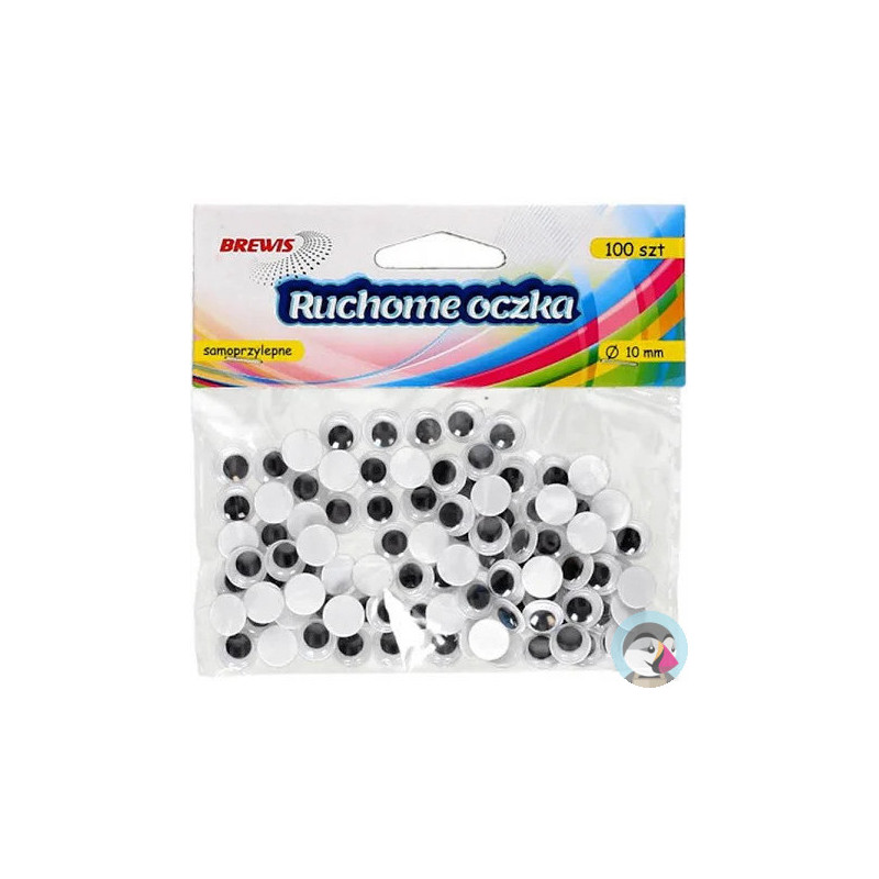 Ozdoba dekoracyjna oczka 10mm (100szt.) RO3 BREWIS 680389