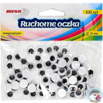 Ozdoba dekoracyjna oczka 10mm (100szt.) RO3 BREWIS 680389