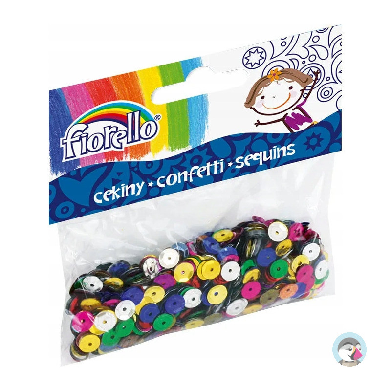 Cekiny konfetti FIORELLO kółka łamane GR-C14-7 170-2241