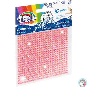 Diamenciki samoprzylepne różowe małe GR-DS040 170-2400 FIORELLO