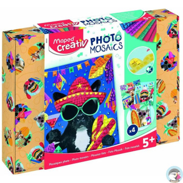 Creativ Fotomozaiki - zwierzaki podróżniaki 907051