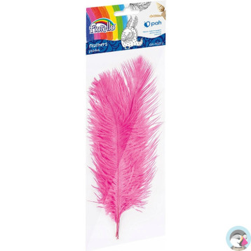 Piórka różowe 16-22cm (3szt.)