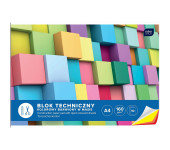 Blok techniczny kolorowy A4 10k INTERDRUK