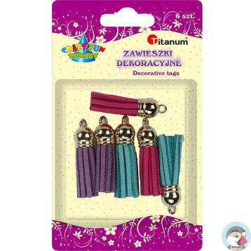 Zawieszki dekoracyjne FRĘDZLE 6szt. 373287 TITANUM