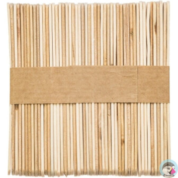 Patyczki kreatywne drewniane 140mm jumbo naturalne (50szt.) PND140 BREWIS